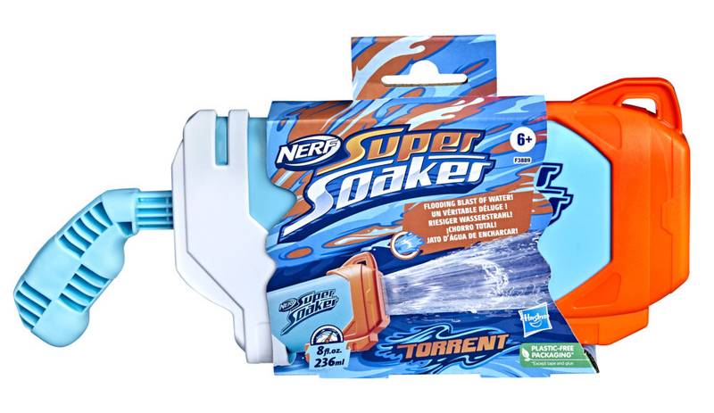 Nerf · Pistola de agua super soaker torrent