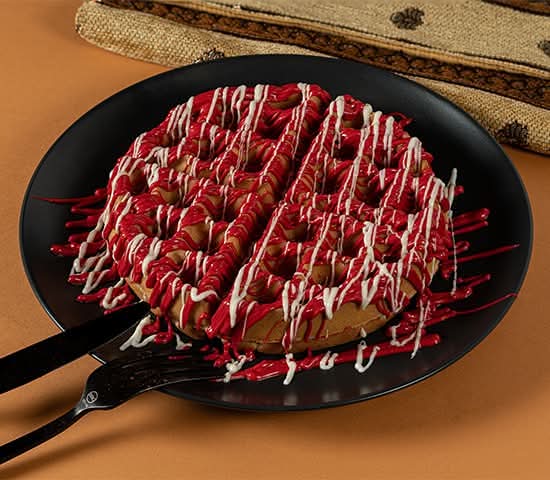 Red Velvet waffle