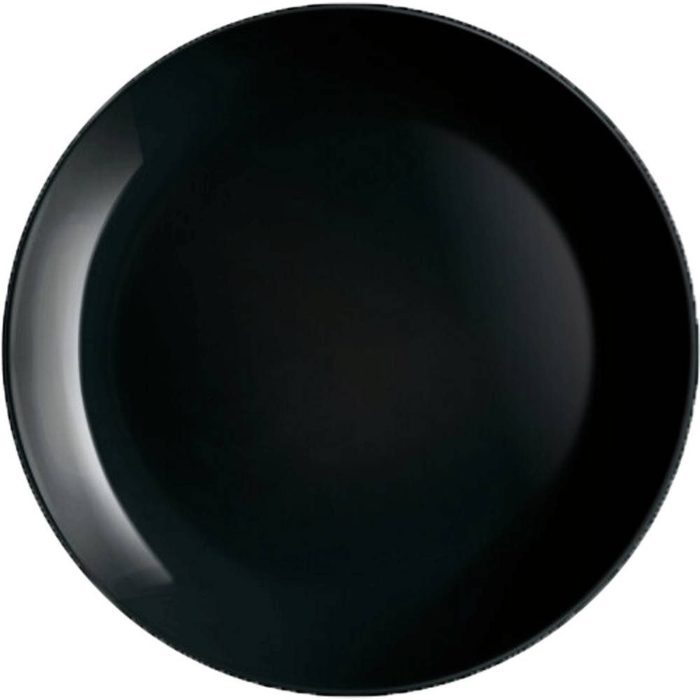 Luminarc plato bajo diwali negro 25 cm