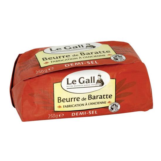 Beurre demi-sel moulé baratte LE GALL 250g