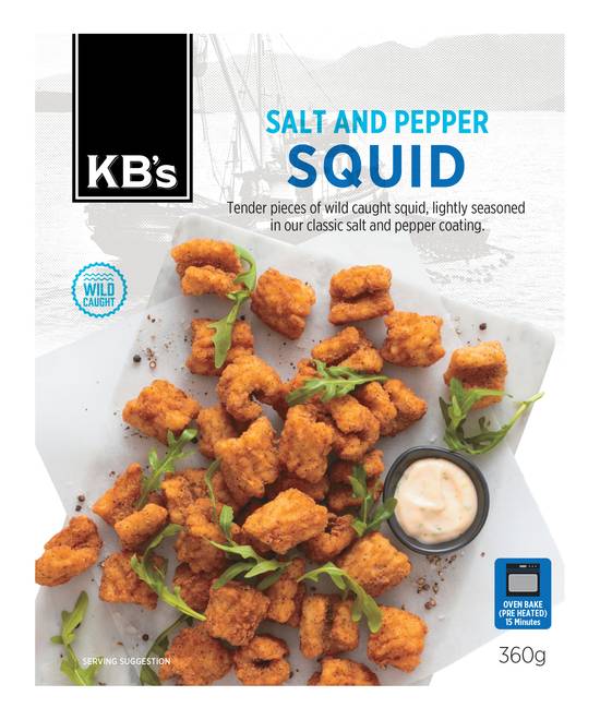 Kb Salt & Pepper Squid 360g