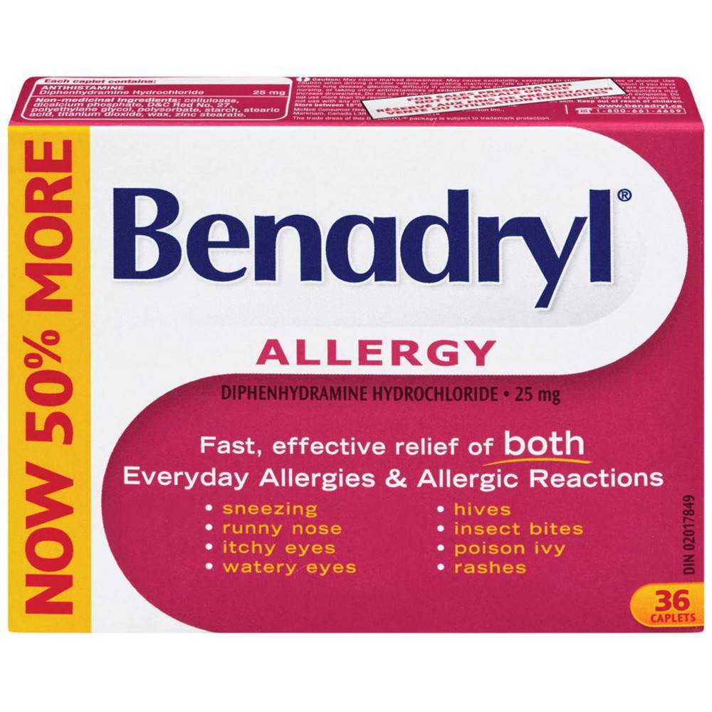 Benadryl Caplets (20 g)