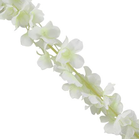Guía de flores fina 1.95m - blanco (1pz)