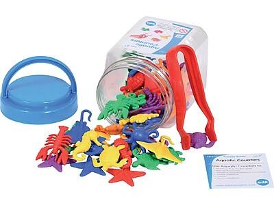 Learning Advantage Counters Combo Set Manipulative, Assorted Colors, 4/Pack (13000MIX)