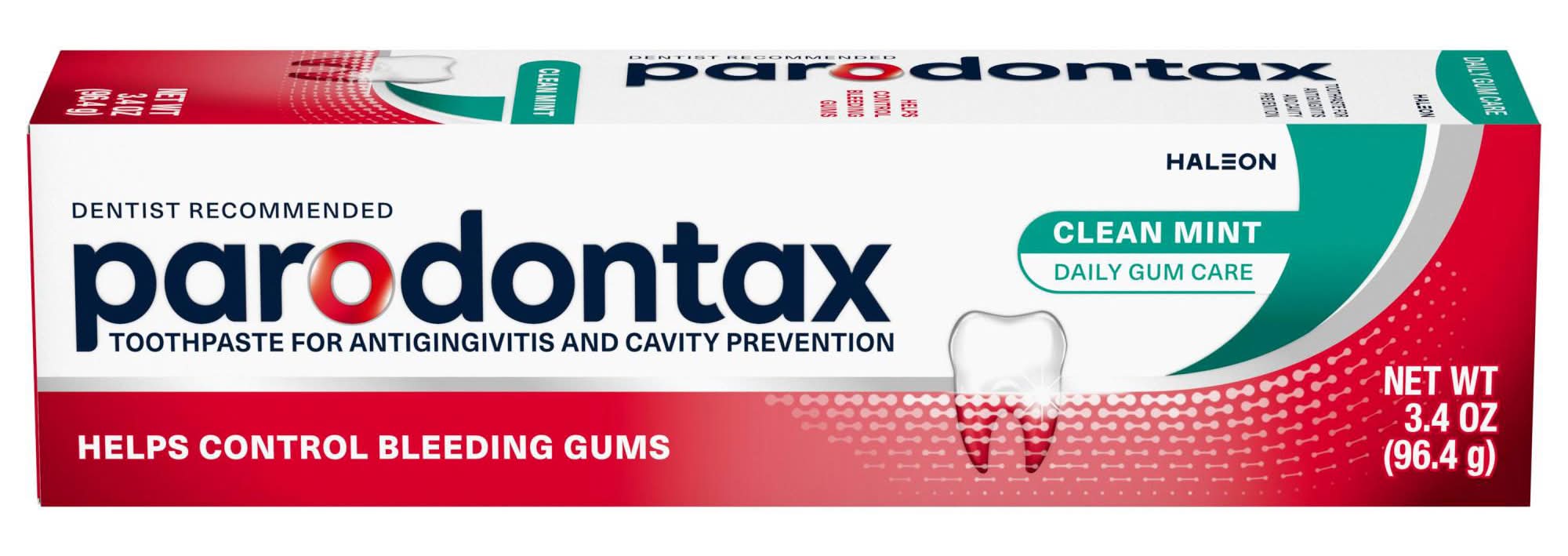 Parodontax Anticavity & Antigingivitis Clean Mint Toothpaste (3.4 oz)