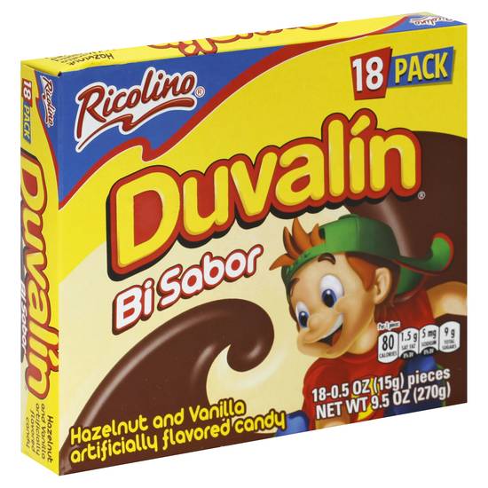 Duvalin Hazelnut & Vanilla Flavored Candy (18 ct)