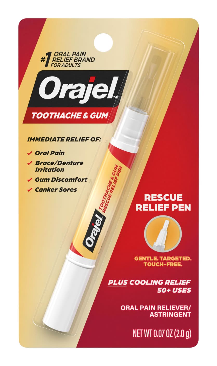 Orajel Toothache and Gum Rescue Relief Pen (0.07 oz)
