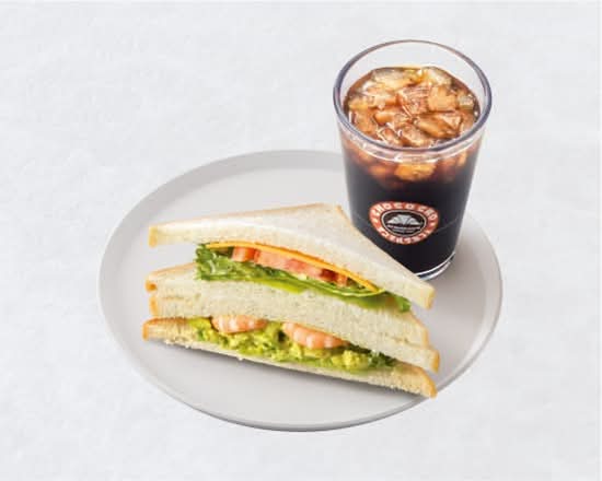 エビアボカド&フレッシュ野菜のコンビサンドセット