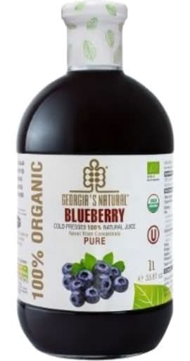 Georgia's Natural Organic Blueberry Juice (1L)