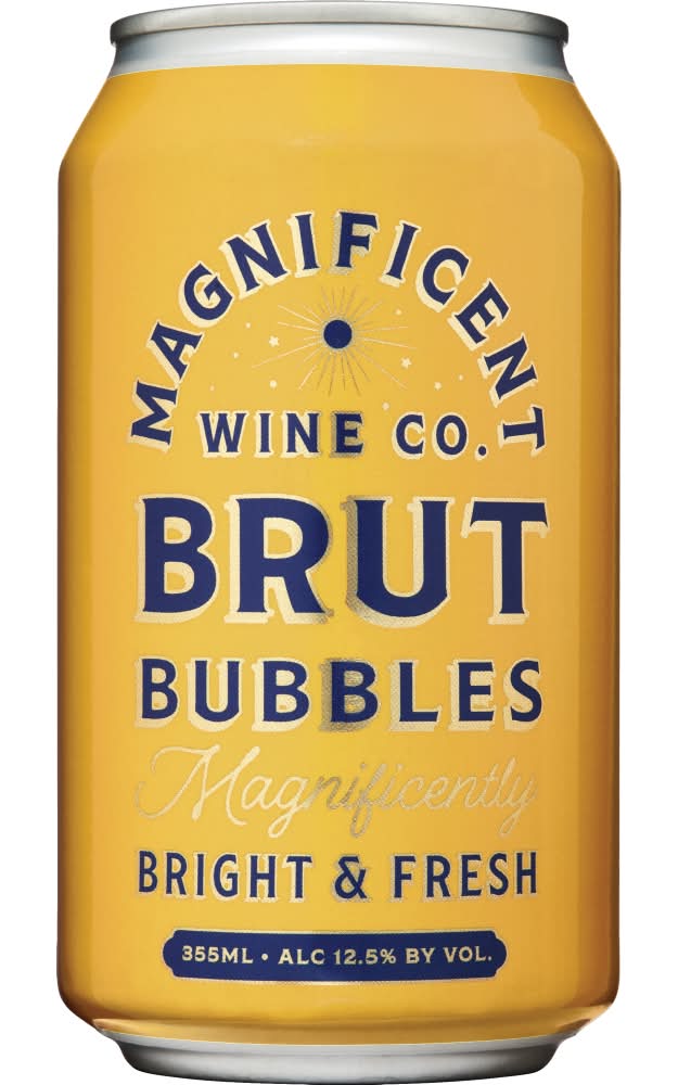The Magnificent Wine Company Brut Bubbles Wine (355 ml)