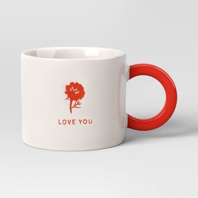 Room Essentials Stoneware Love You Mug 16 oz