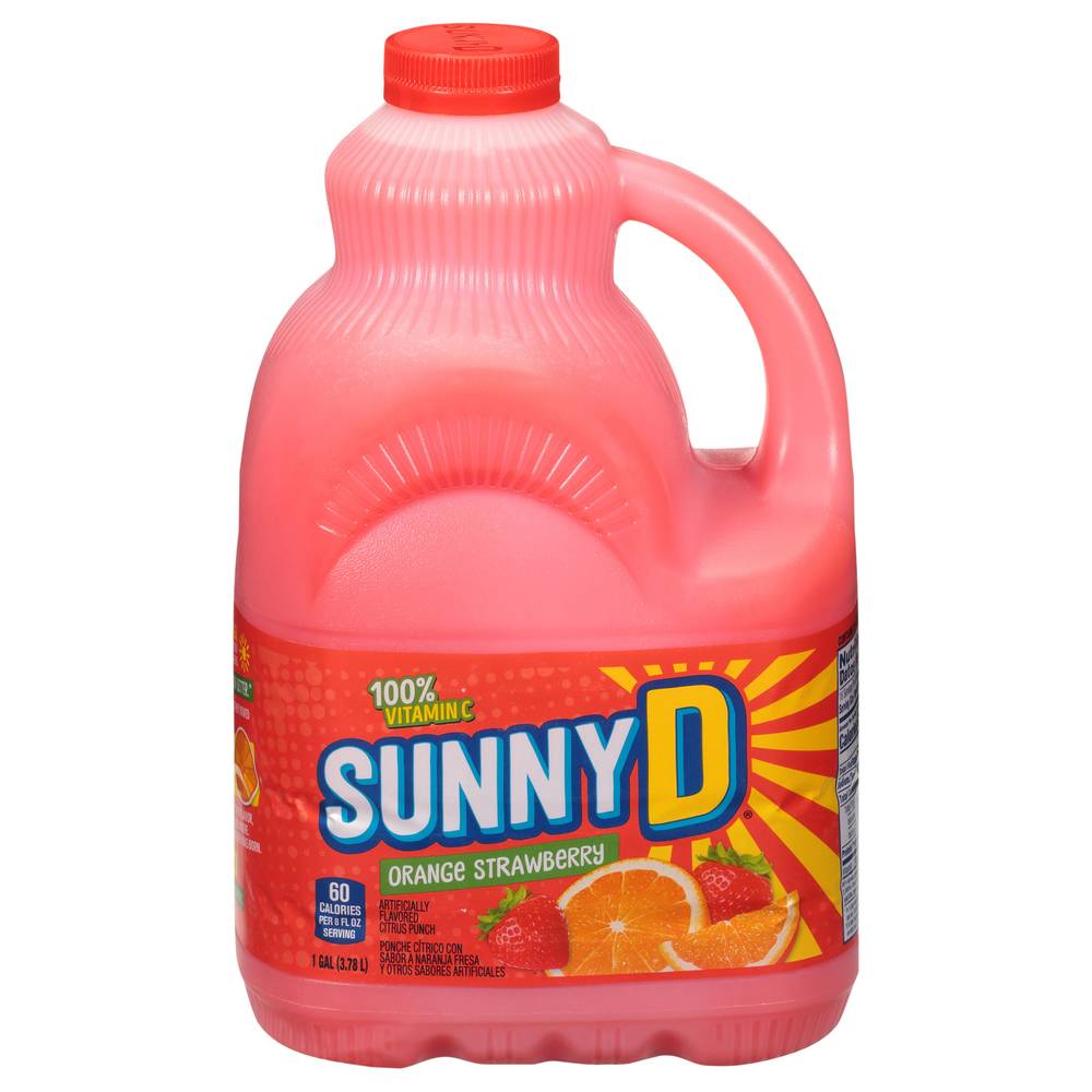 Sunny D Citrus Punch, Orange Strawberry (3.78 L)