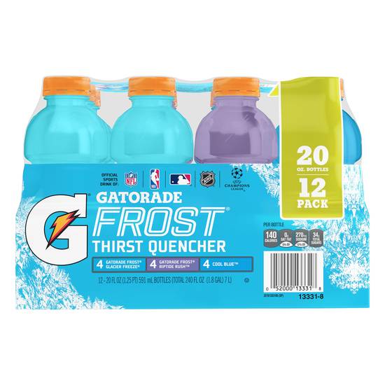 Gatorade Cool Blue Sports Drink Bottles 8 ct; 20 fl oz