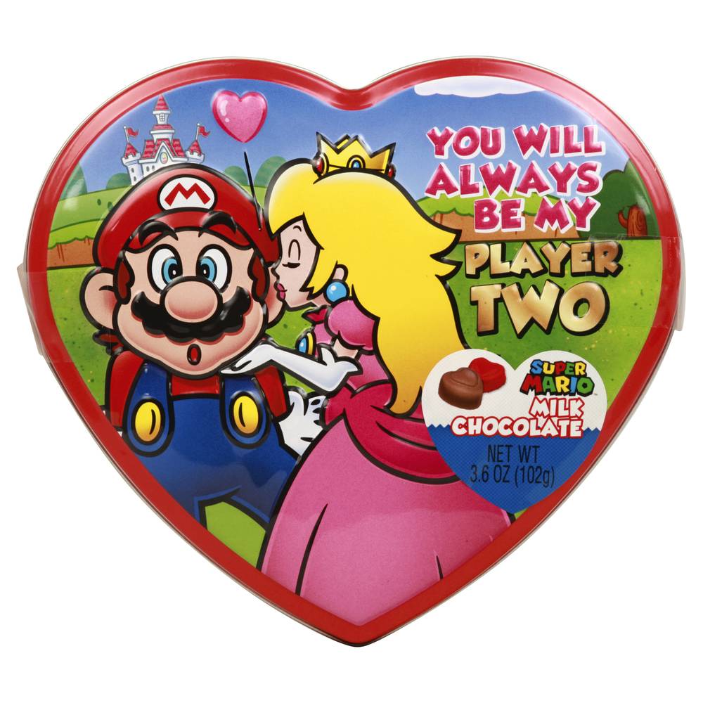 Frankford Candy Super Mario Hearts Milk Chocolate