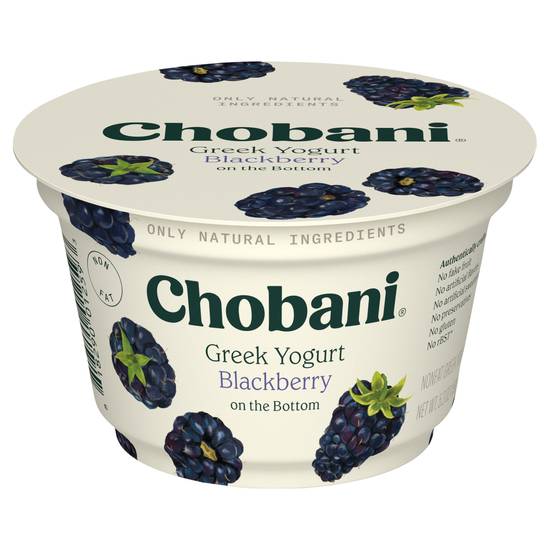 Chobani Non-Fat Blackberry Greek Yogurt