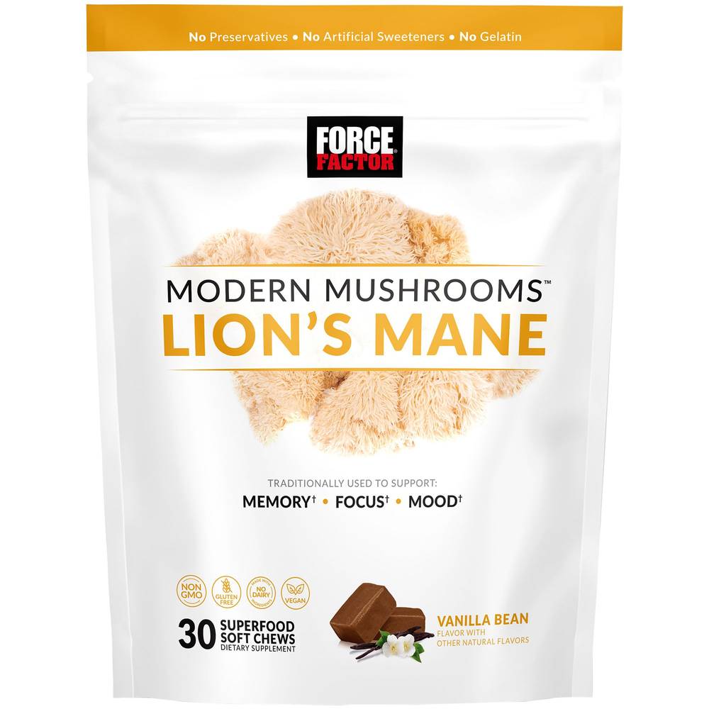 Lion'S Mane Soft Chews - Vanilla Bean(30 Soft Chews)