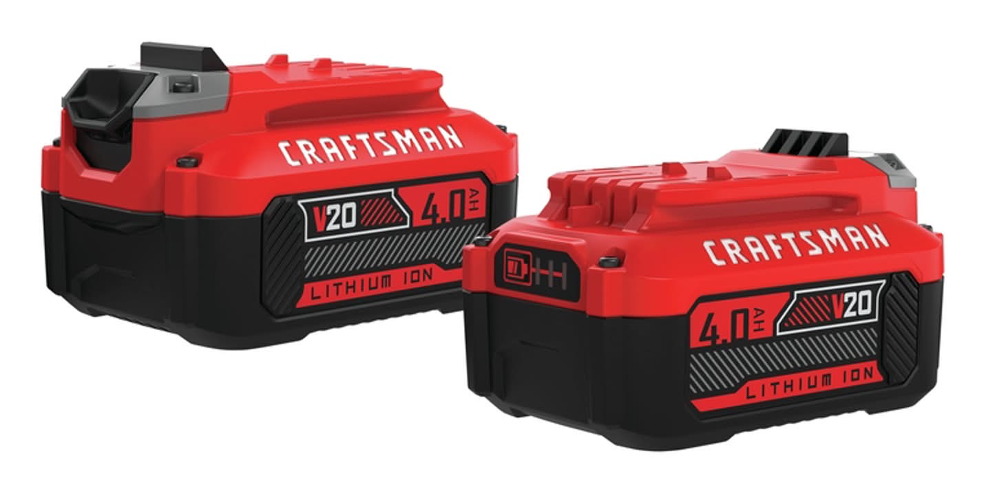 Craftsman V20 Cmcb204-2 4 Ah Lithium-Ion High Capacity Battery 2 Pc