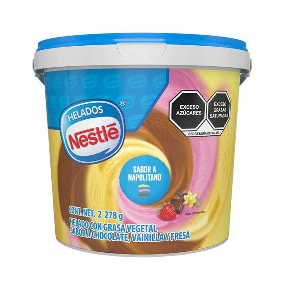 Nestlé helado napolitano (bote 3 l)