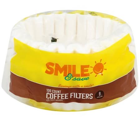 Smile & Save Coffee Filters (100 ct)