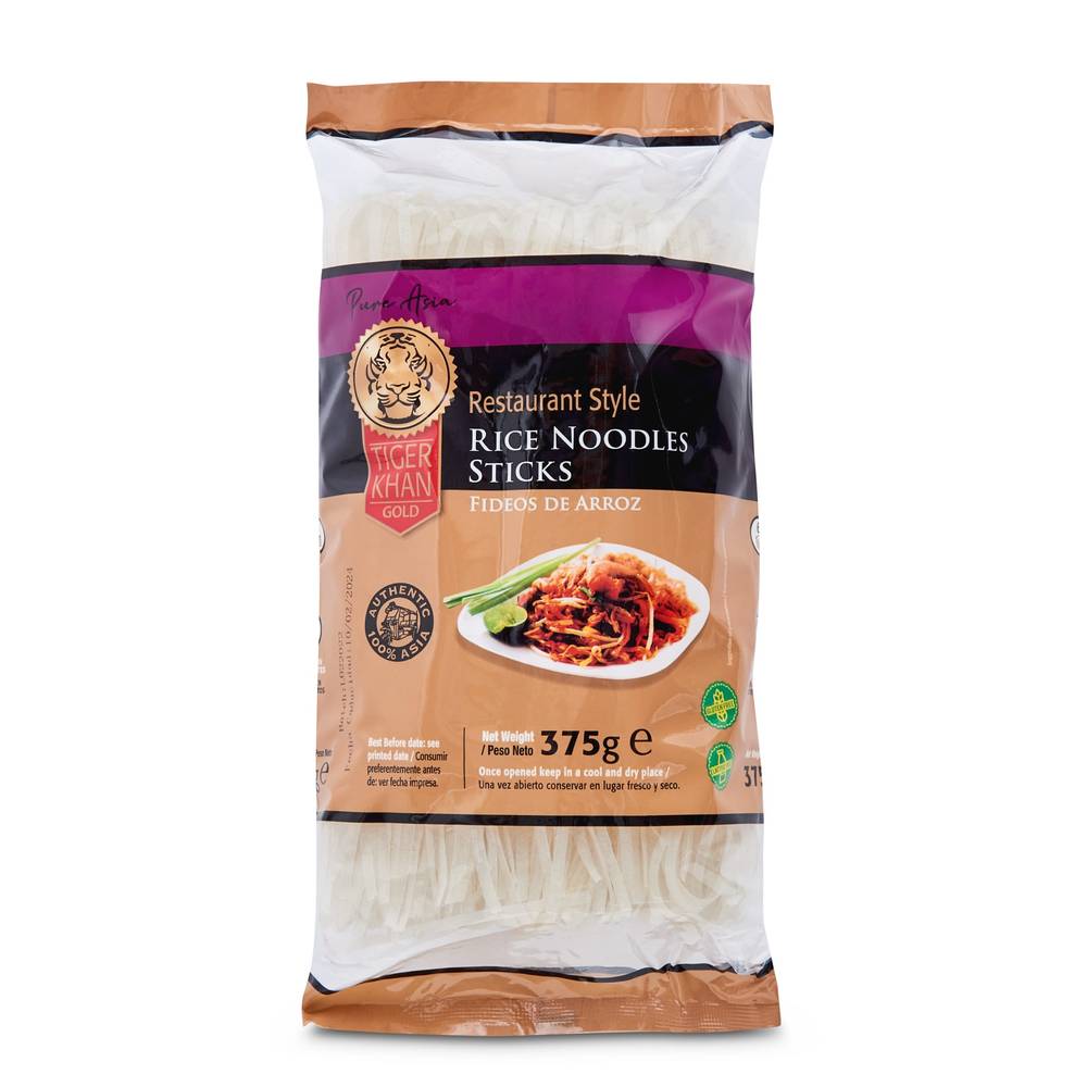 Fideos De Arroz Tiger Khan Bolsa 375 G