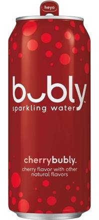 Bubly Cherry Enhanced Sparkling Water 16oz Can