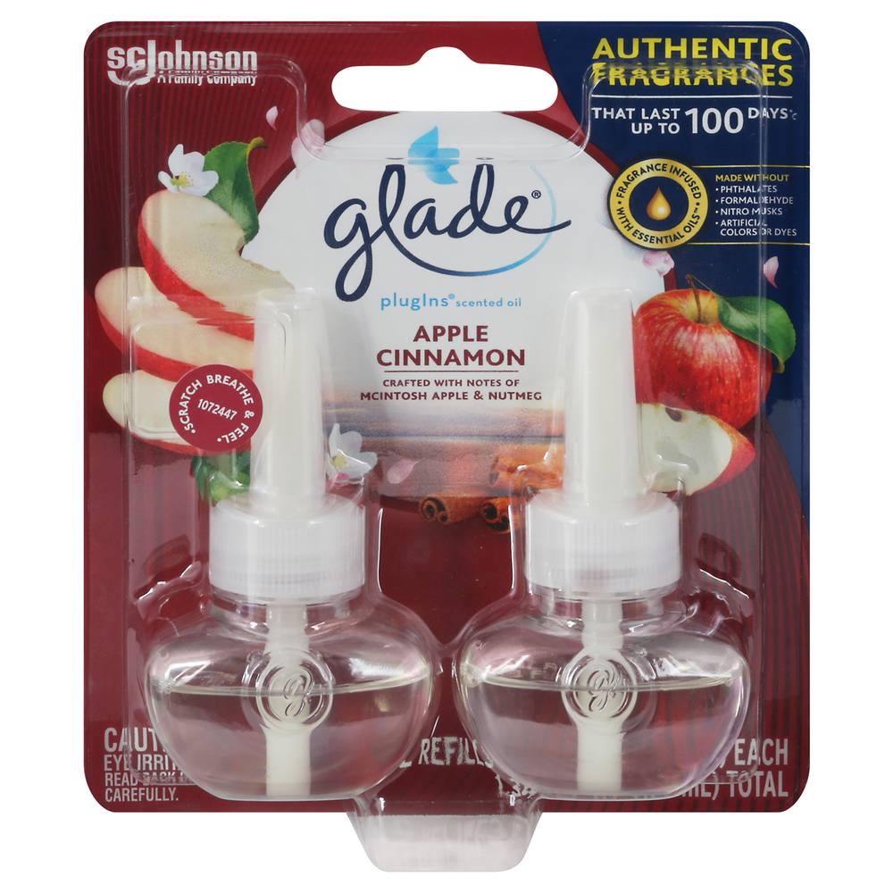 Glade Plugins Apple Cinnamon Scented Oil Refills (1.34 fl oz)