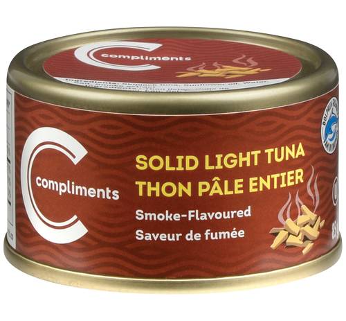 Compliments Thon Pàle Entier Saveur Fumé 85 G / Compliments Solid Light Tuna Smoke-Flavoured 85 g