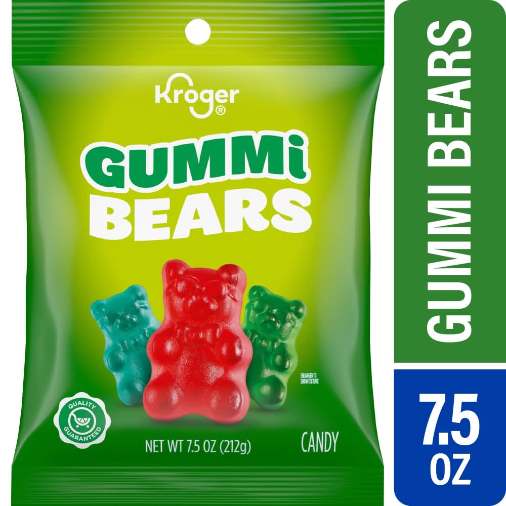 Kroger Gummi Bears Candy Bag (7.5 oz)
