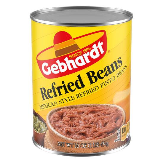 Gebhardt Refried Beans Mexican Style Refritos
