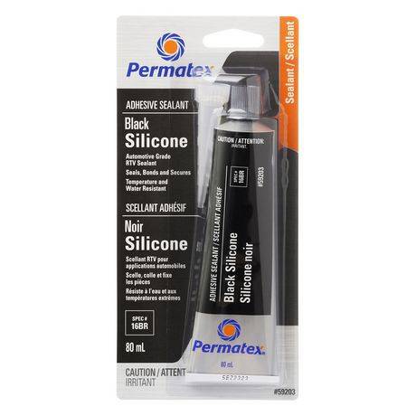 Permatex Canada Black Silicone Adhesive Sealant (80 ml)