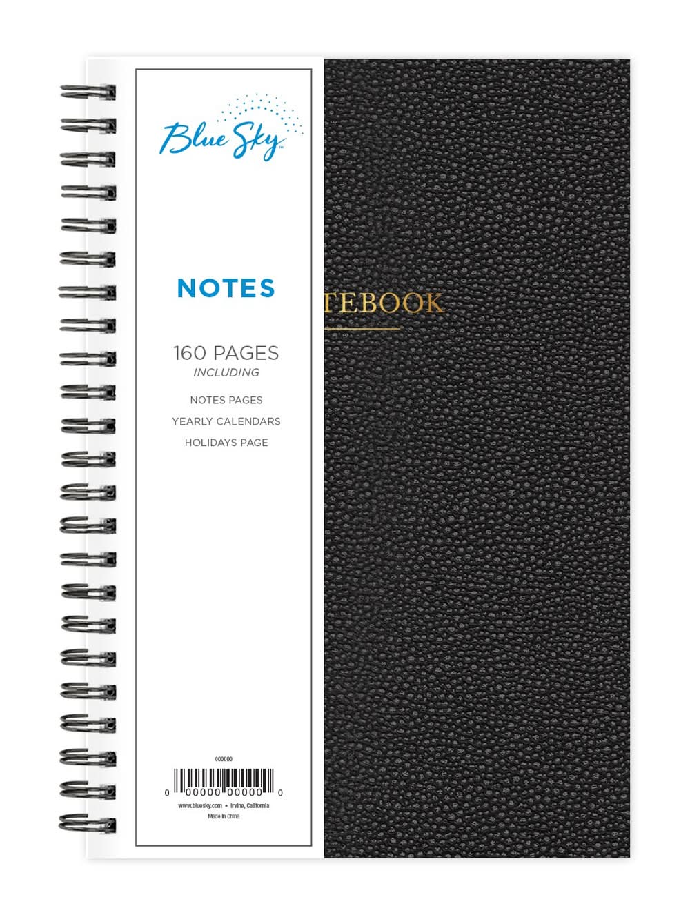 Blue Sky Notes Pebble Beach Motif Wire-O Assorted