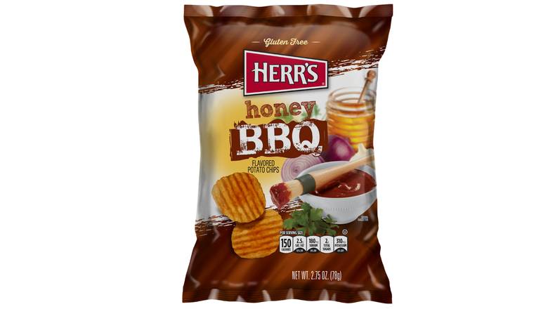 Herrs Honey BBQ Ripple 2.75oz