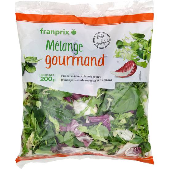 Salade mélange gourmand franprix 200g