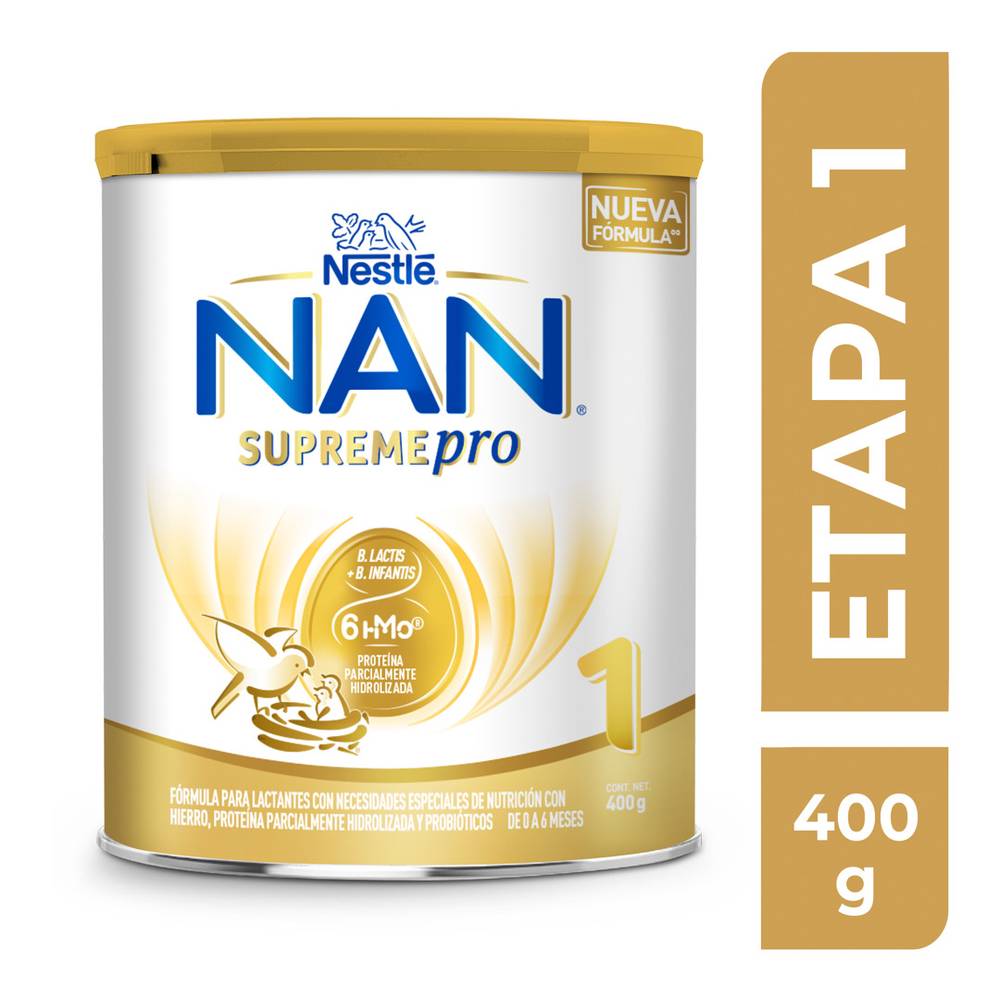 NAN · Supreme pro 1 fórmula para lactantes (400 g)