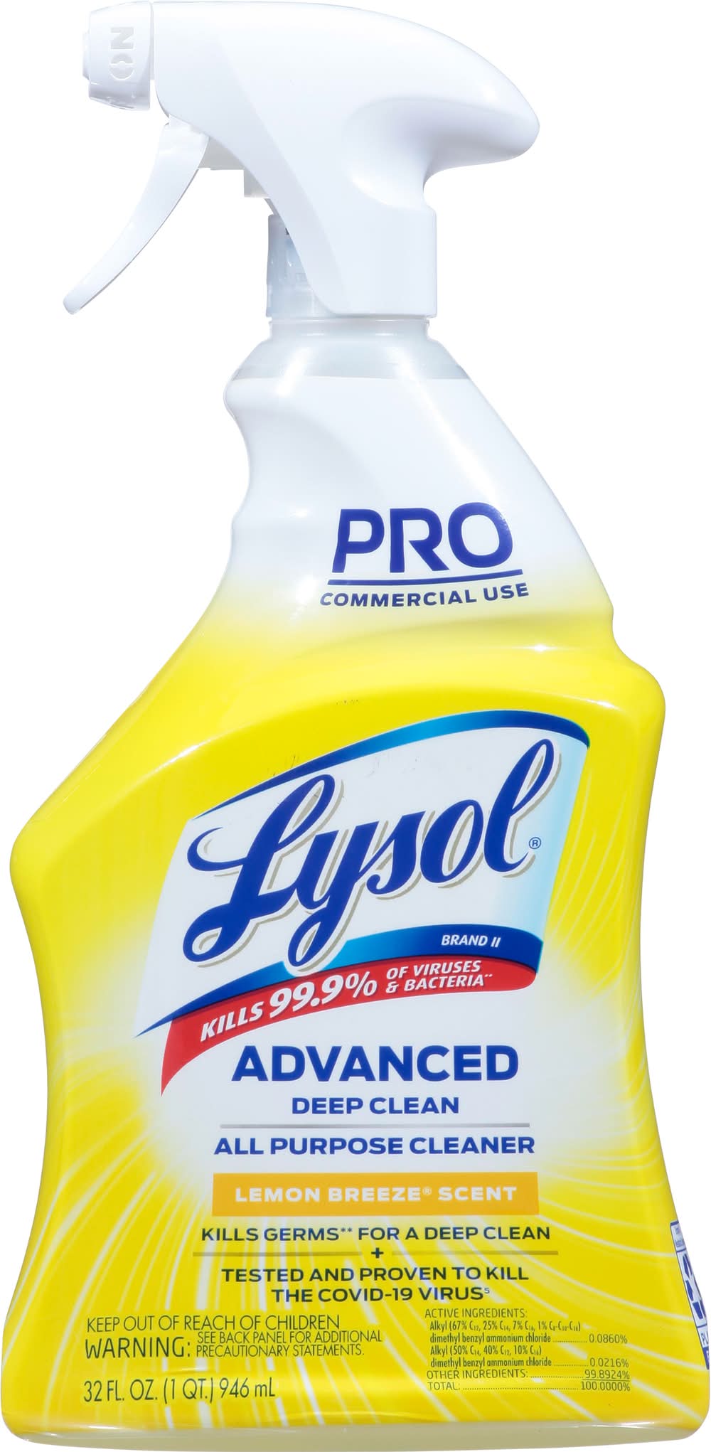 Lysol Advanced Deep Clean Lemon Breeze All Purpose Cleaner (32 fl oz)