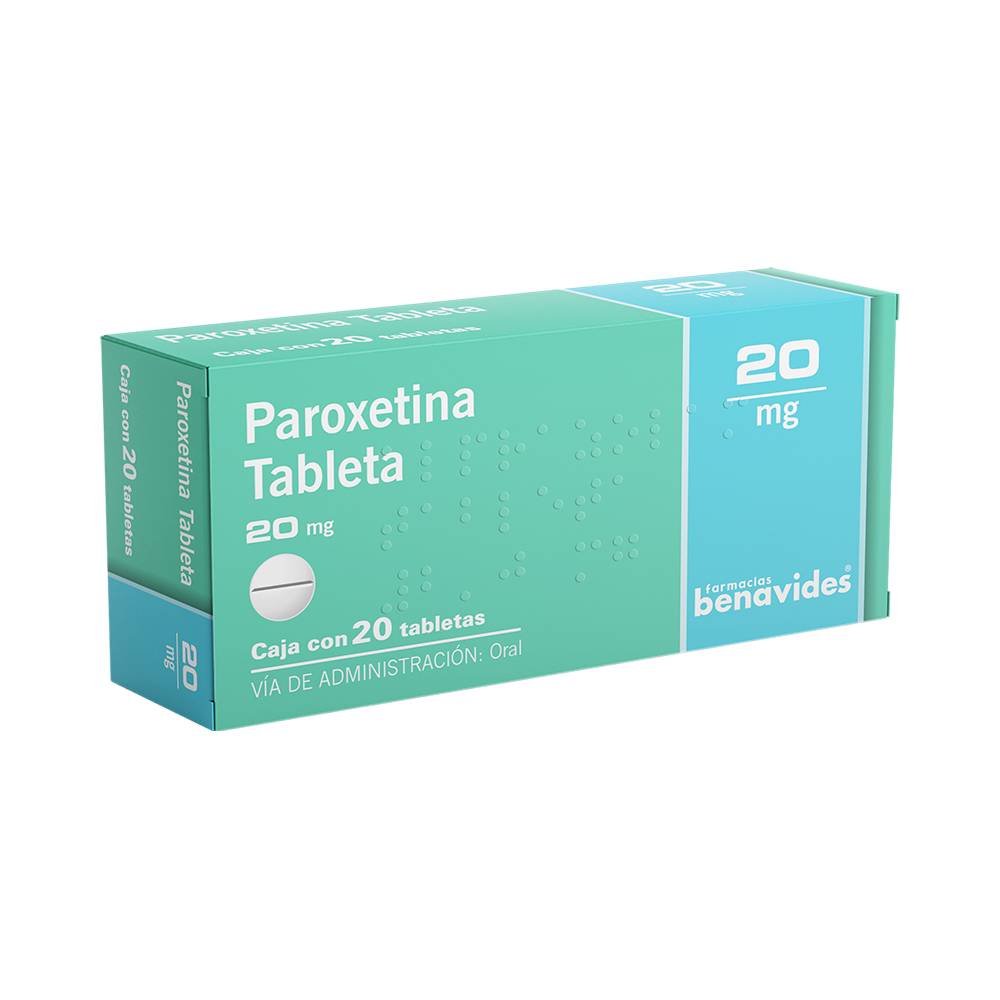 Almus paroxetina tabletas 20 mg (20 piezas)