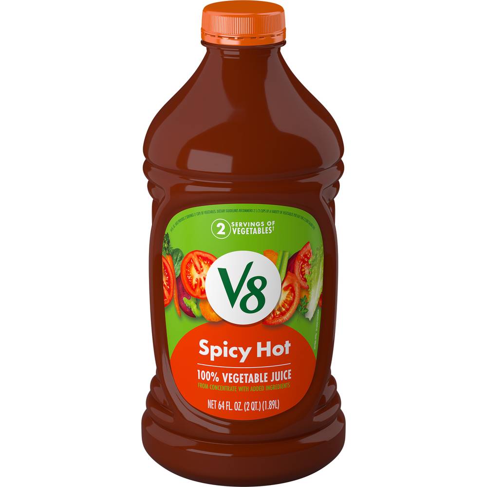 V8 Spicy Hot 100% Vegetable Juice (64 fl oz)