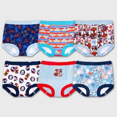 Handcraft Toddler Spider-Man Potty Training Underwear, 2T (6 ct)