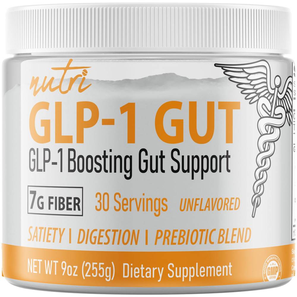 Glp-1 Gut Support Powder With 7G Fiber - Unflavored (30 Servings)