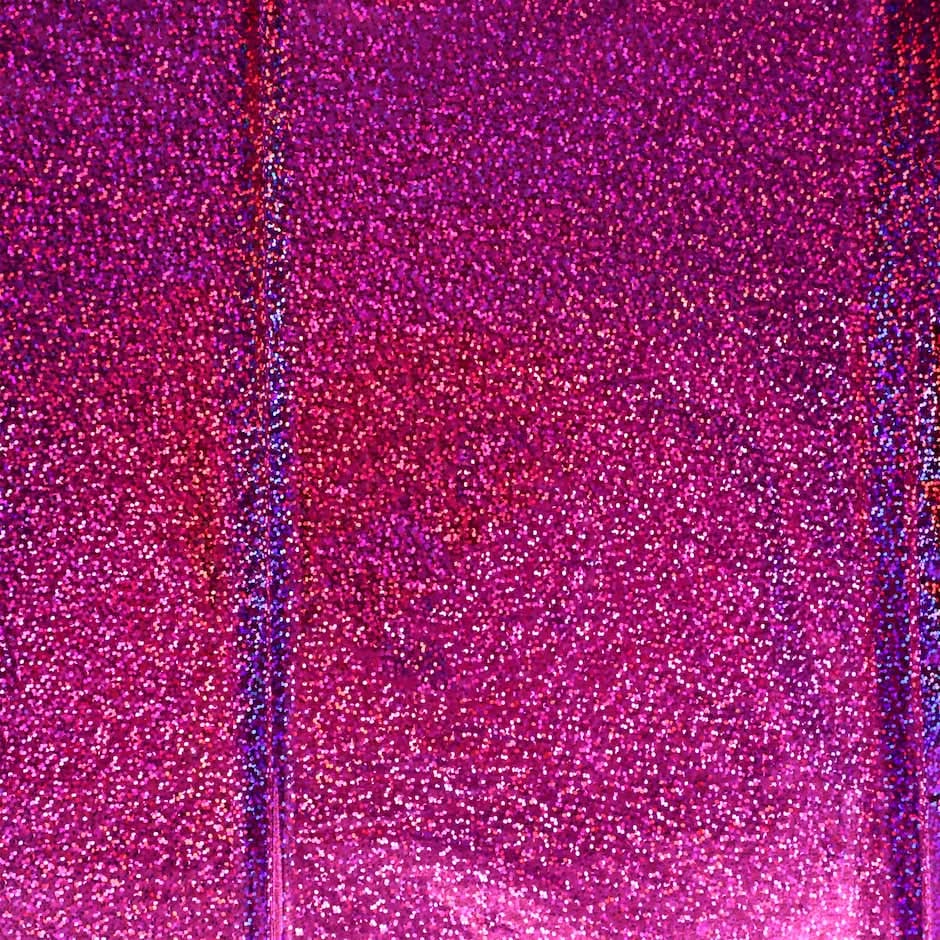 Plastic Rectangle Table Cover, 54x108 in, Holographic Candy Pink