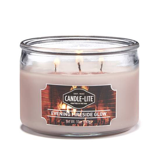 Candle-lite Scented 3-Wick Evening Fireside Glow Candle (1 ct)