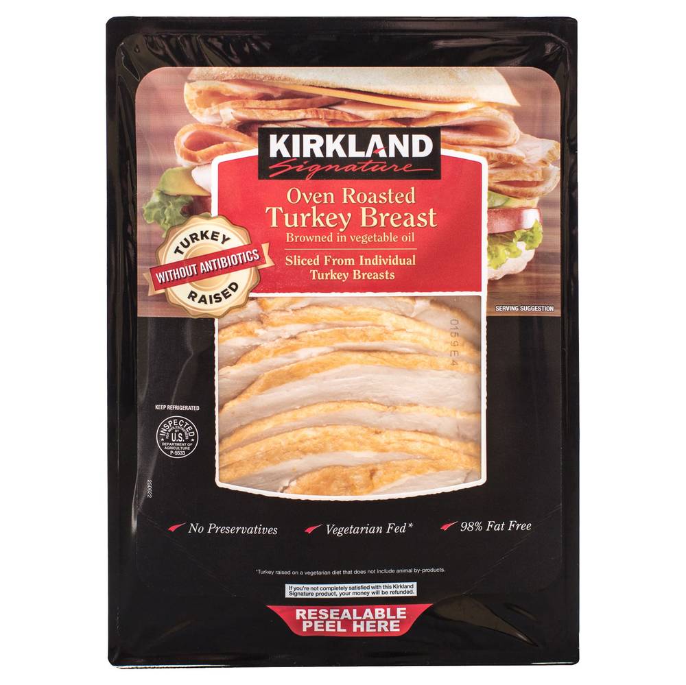 Kirkland Signature Antibiotic Free Oven Roasted Turkey Breast