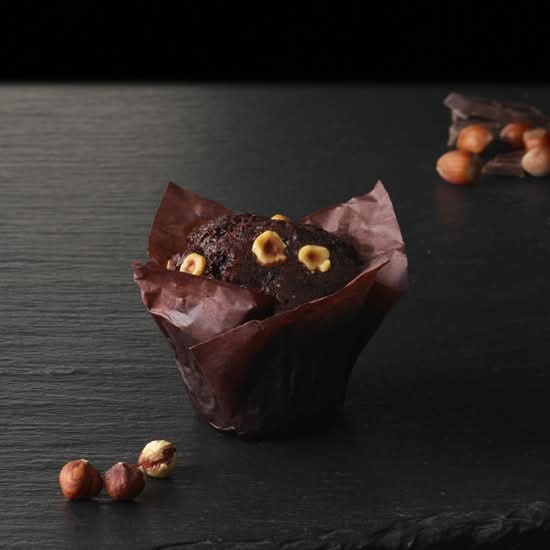 Le muffin au chocolat noir