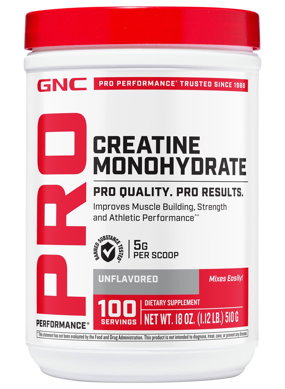 GNC Creatine Monohydrate (18 oz)