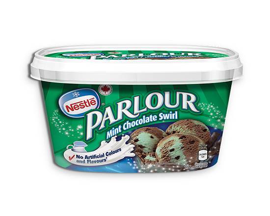 Nestle'S Parlour Mint Chocolate & Swirl Ice Cream