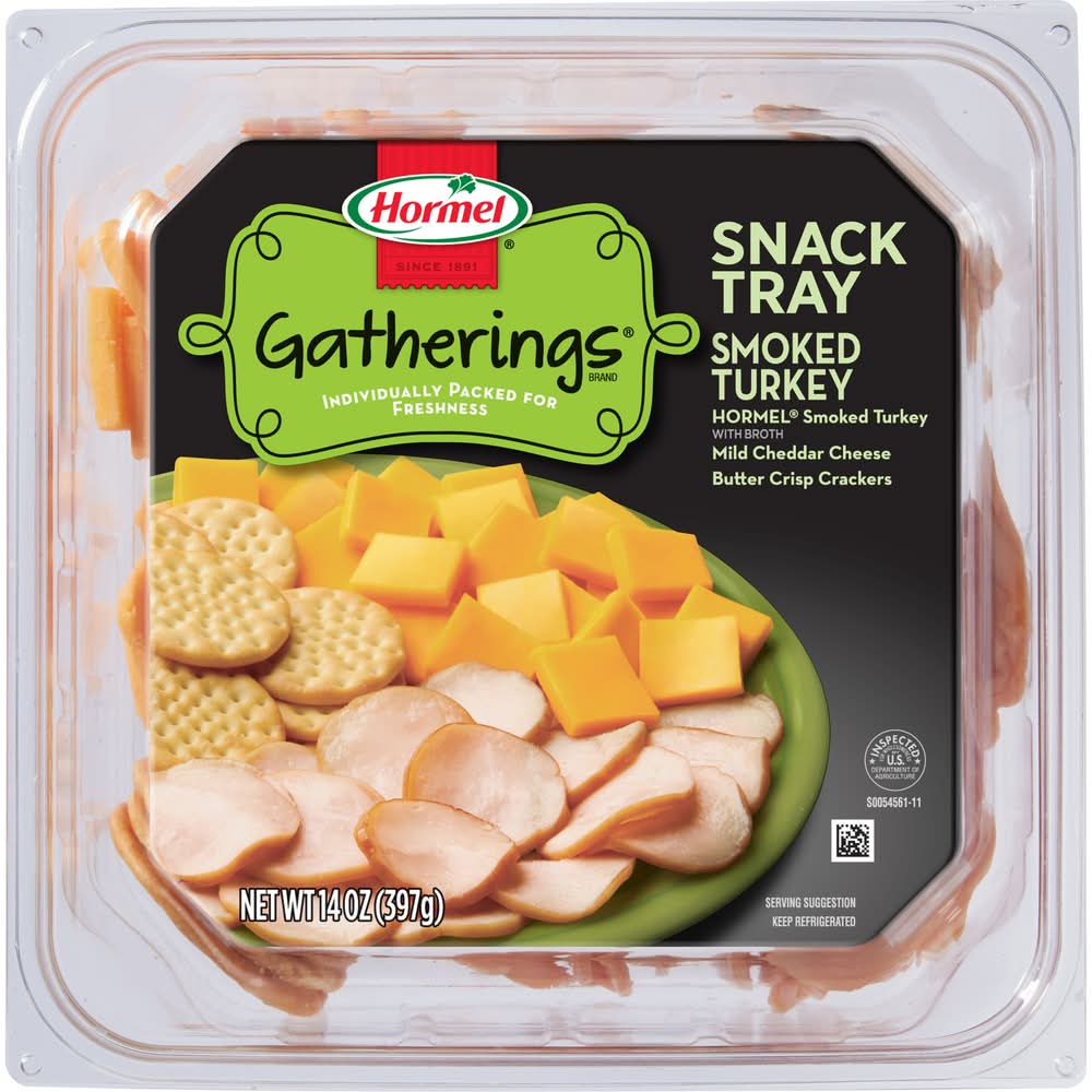 Hormel Gatherings Snack Tray Smoked Turkey (14 oz)