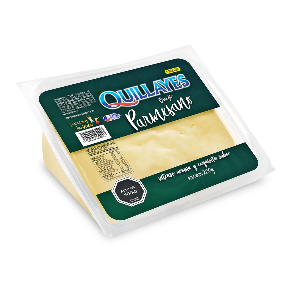 Quillayes queso parmesano (trozo 200 g)