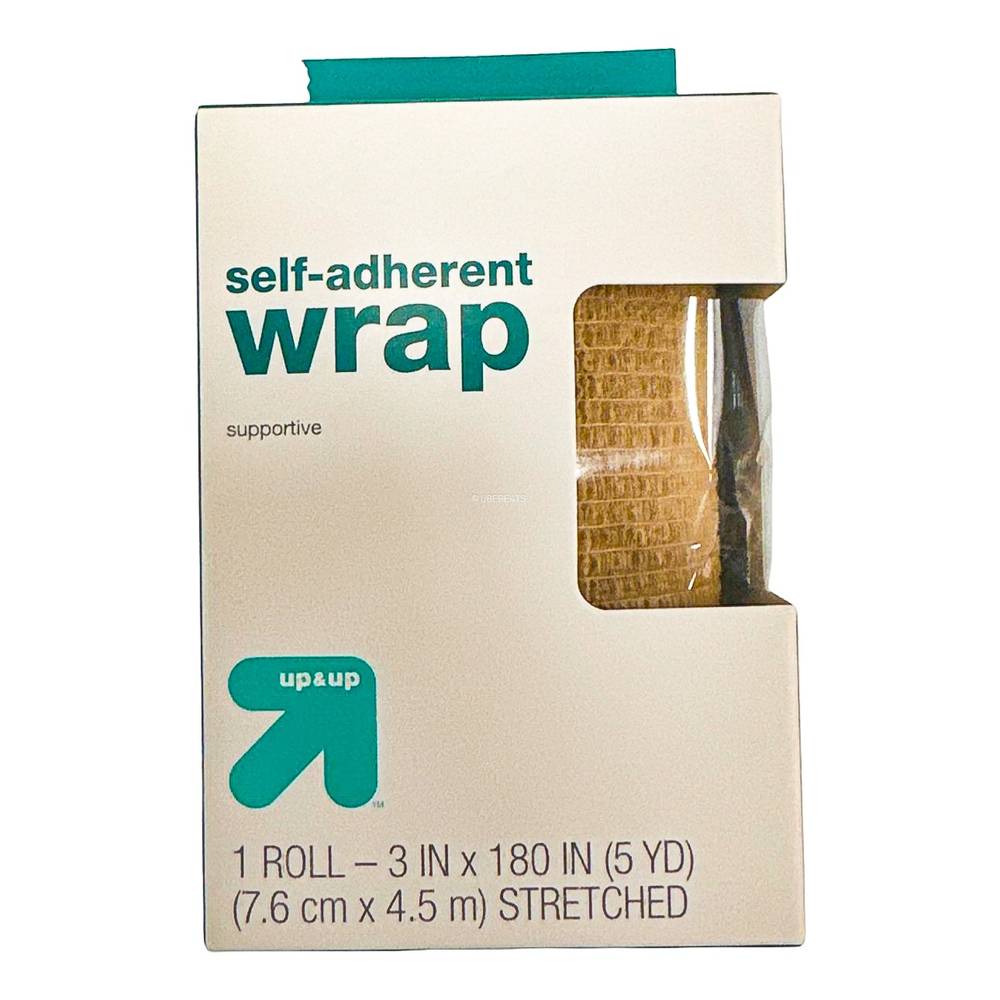 Up&Up Neutral Elastic Athletic Supportive Wrap (3in x 180in)
