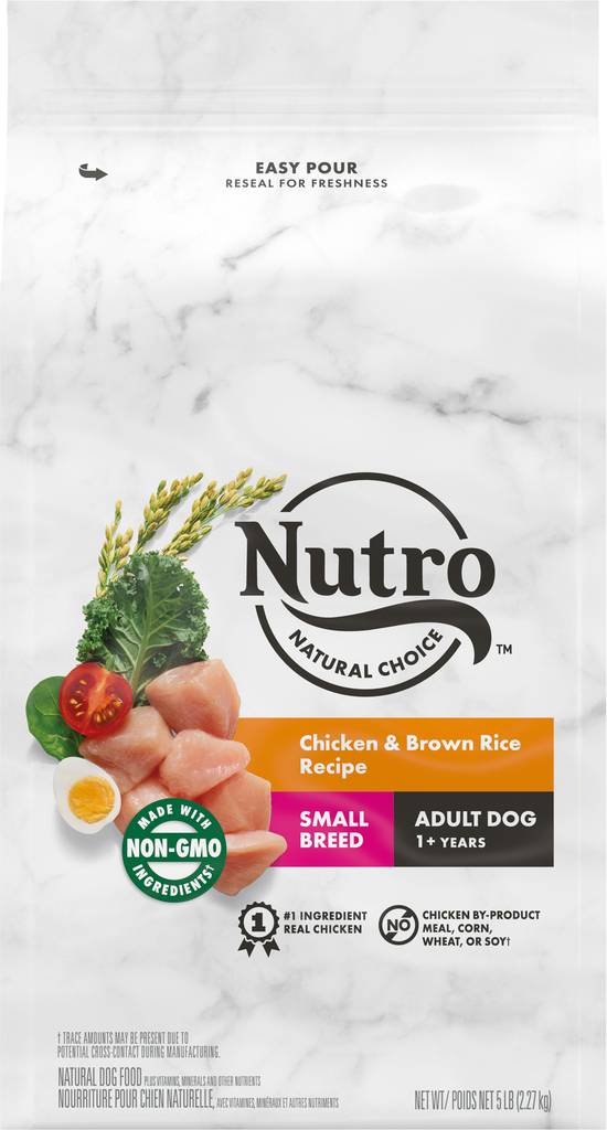 Nutro Natural Choice Adult 1+ Years Small Breed Dog Food (chicken & brown rice)