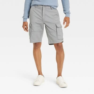 Goodfellow & Co. Cargo Shorts, Men, 36, Gray